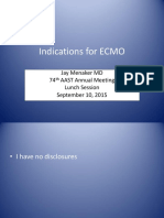 Powerpoint Presentation of The Indications For ECMO