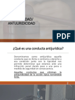 Antijuricidad y Causas de Licitud Permisividad Exclusión