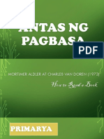 Antas NG Pagbasa