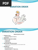 Construction Variation Order Procedure | PDF | Employment ...