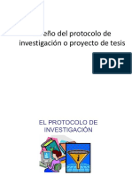 Diseño Del Protocolo de Investigación o Proyecto de Tesis