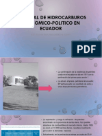 Historial de Hidrocarburos Economico-politico en Ecuador