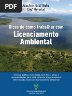 eBook Formação Ambiental - Dicas Como Trabalhar Com Licenciamento Ambiental - Joachim Graf Neto