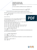 Derivadas de funciones y sucesiones