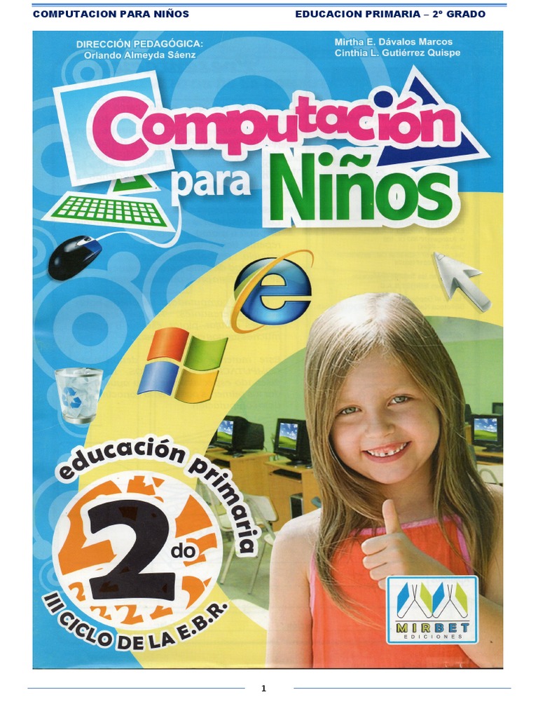 Computacion Basica Segundo Trimestre Or Pdf Or Hardware De La Computadora