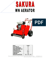 Agricultural Machinery 29 Sakura Lawn Aerator (Vla-50) (2)