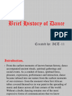 Brief History of Dance
