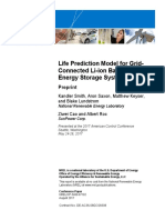 NREL Source On Battery Life Prediction Model