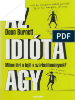 Dean Burnett - Az Idióta Agy