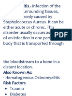 Osteomyelitis Visual Aid