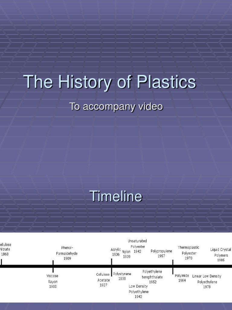 Evolution of Plastic Materials History | PDF | Plastic | Polymer Chemistry