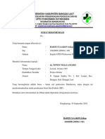 Surat Rekomendasi PKM