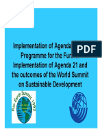 Implementation of Agenda21 PDF