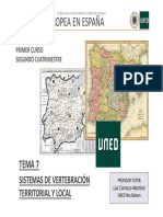 CEE Tema 07 Vertebración Territorial PDF