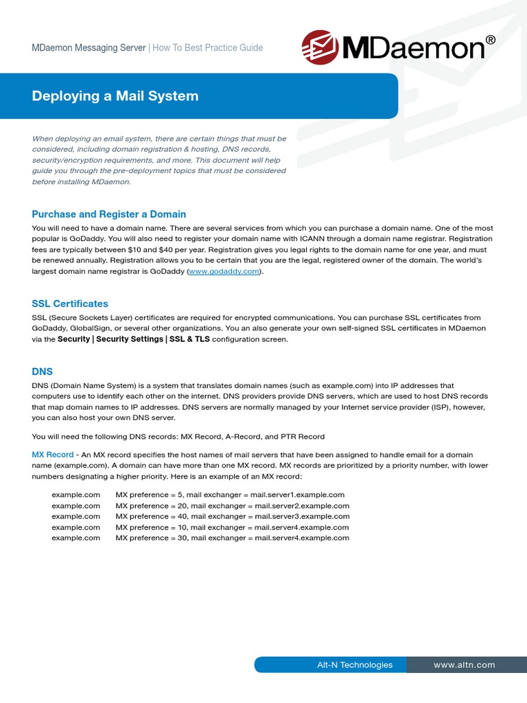 Mdaemon Settings | PDF | Domain Name System | Networking Standards