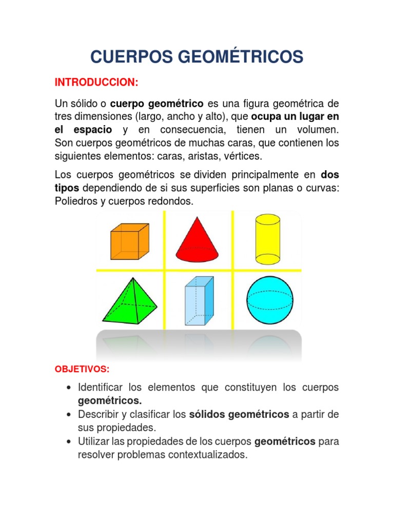 Cuerpos Geométricos