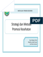 Strategi Dan Metode Promkes