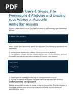 Managing Linux Users Groups and File Permissions