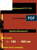 Analisis Instrumen Spektrofotometri Uv-Vis