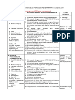 Petunjuk Teknis Pengisian Formulir Pendaftaran Pasien Baru