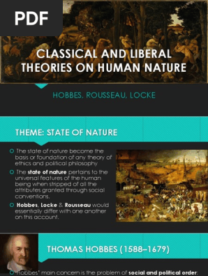 What Is Hobbes Theory Of Human Nature