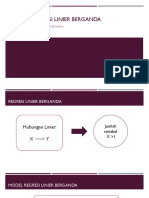 Analisis Regresi Linier Berganda