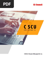 CSCU Exam Blueprint v1 PDF