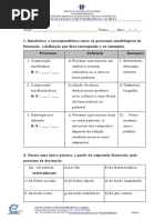 Formação de palavras