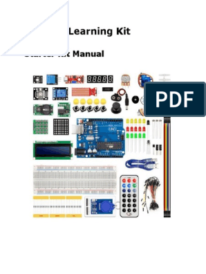 Arduino Uno R3 Compatible Upgraded Starter Learning Kit SubRobotics