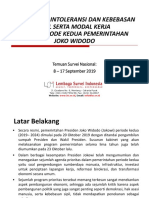 Rilis LSI - Tantangan Dan Modal Kerja Pada Periode Kedua Jokowi - Okt - 2019