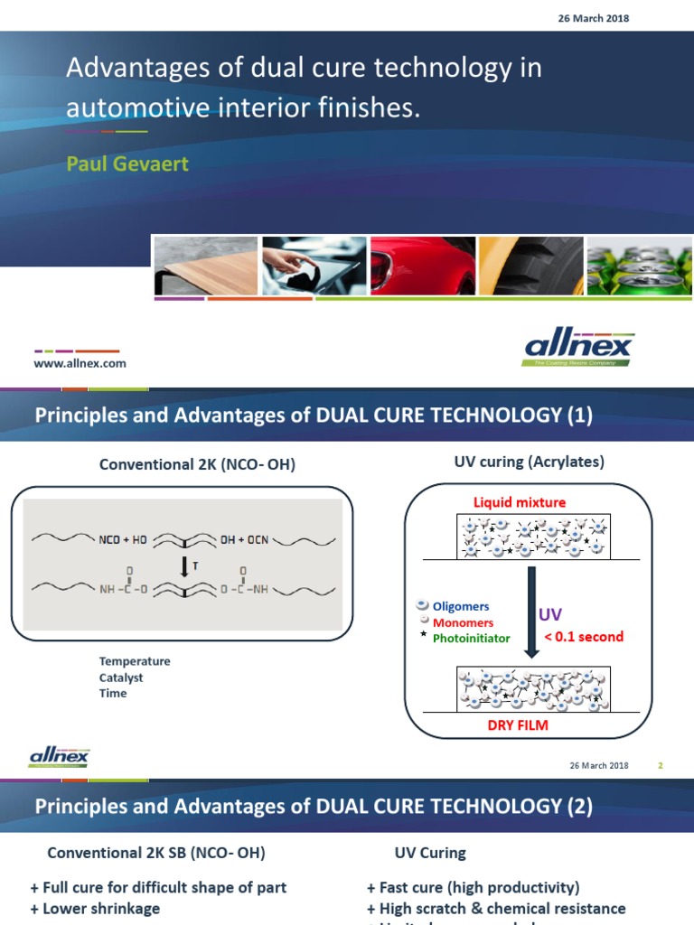 Advantages of Dual Cure Technology in Automotive Interior Finishes ...