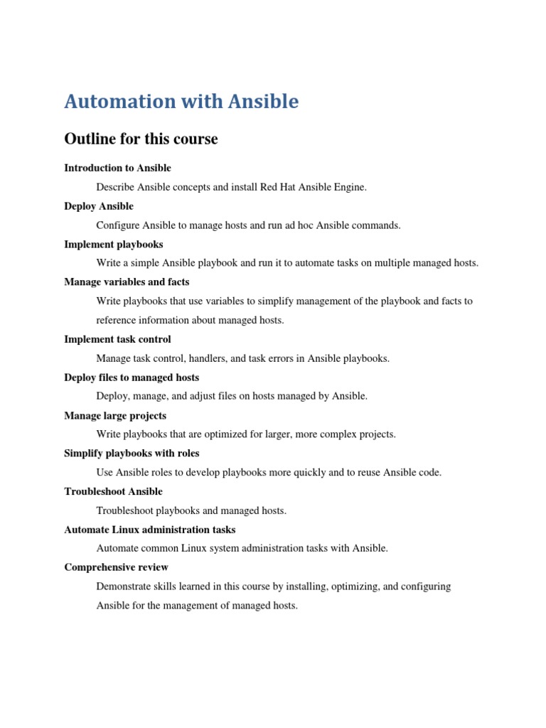 Automation With Ansible | PDF | Art | Computers