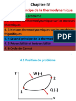 Thermodynamique ChapitreIV