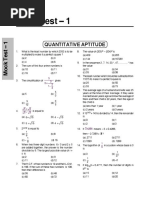 Qa Mock Papers