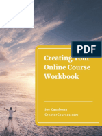 Create and Optimize Your Online Course Workbook