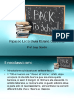 Ripasso Letteratura Italiana