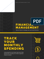 Black & White Financial Management Finance Presentation