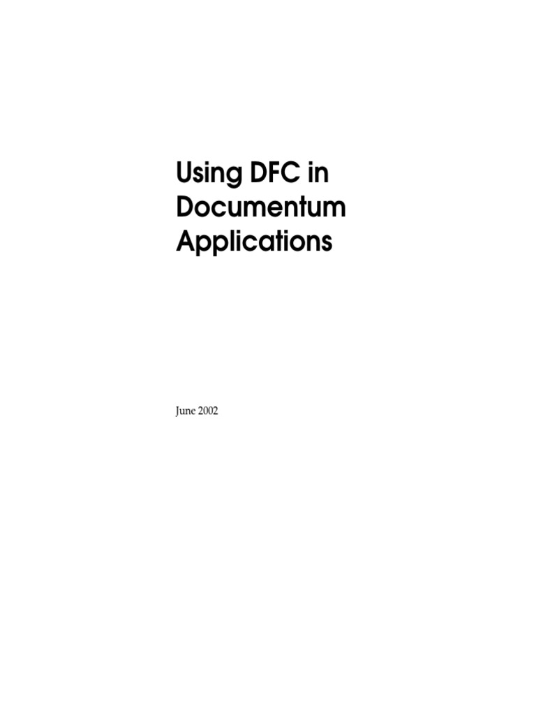 Using Dfc 4213 Component Object Model Class Computer Programming