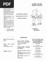 Xi Feira Cultural Espirta Infant