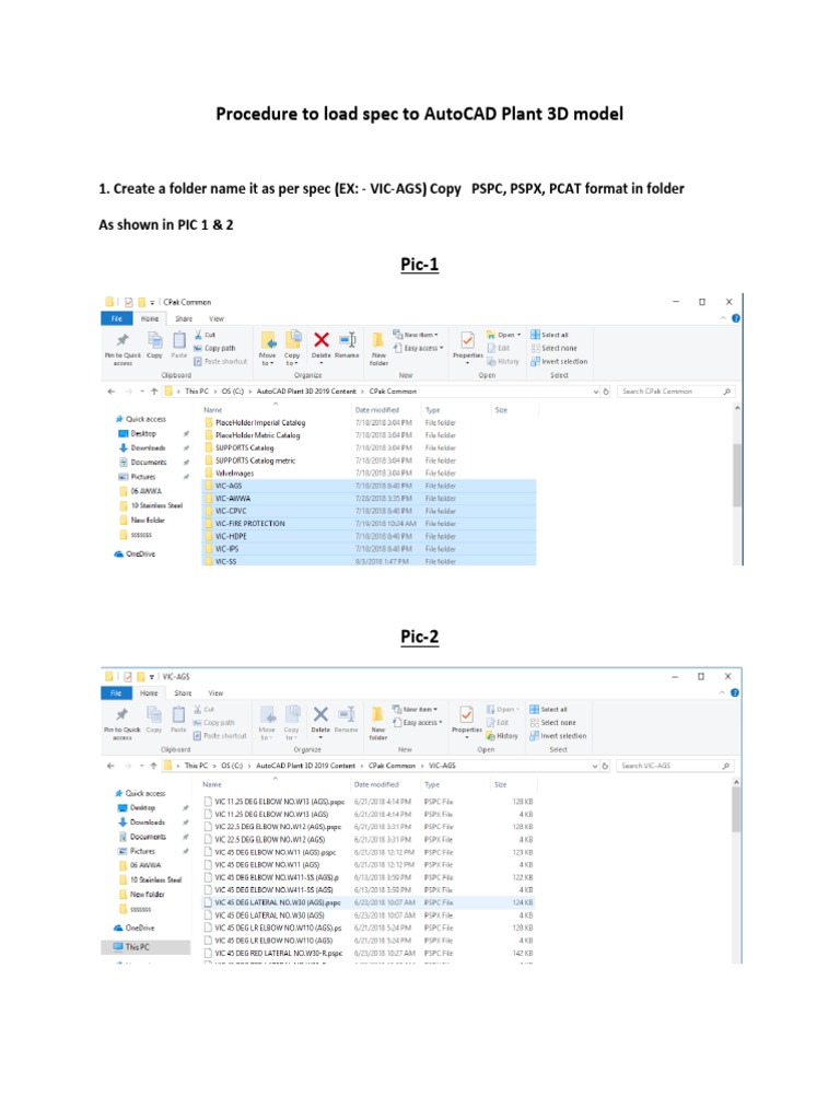 Loading Specs in AutoCAD Plant 3D | PDF