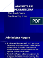 Administrasi Pembangunan