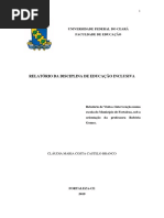 Relatorio de Visita e Intervenção Na EEF Sonho de Criança 1