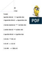 Reaction of Metal Oxides With Acid Answers