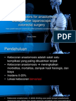 Predictive Factors for Anastomotic Leakage