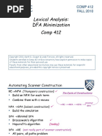 DFA Minimization Based on Hopcroft's Algorithm Along With Slides on Brzozowski's Algorithm Also Found in Lecture 5 (1)