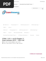 CCNA 1 (v5.1 + v6.0) Chapter 11 Exam Answers 2019 - 100% Full