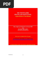 Dictionnaire Francais Espagnol PDF | PDF | Dictionnaire | Langues