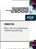 Ang Kagawiang Pangkomunikasyon NG Mga Pilipino