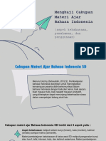 Kel 2 Pemb. BI SD - Cakupan Materi Bahasa Indonesia