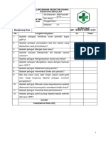 Daftar Tilik Pelaksanaan Kegiatan Uks